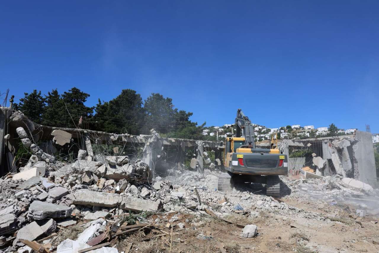Bodrum’da Kaçak Yapılara Yıkım Operasyonu 2